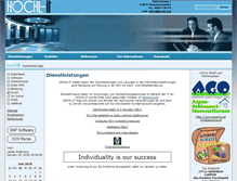 Tablet Screenshot of hochl-it.at